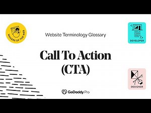Call to Action (CTA) Explained | Web Pro Glossary - Online Marketing Vol. 1