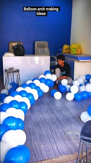 how to make balloon arch birthday arch making ideas #balloon #balloonloverbd #balloons #diy #shorts
