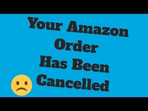 Cancelled Orders On Amazon