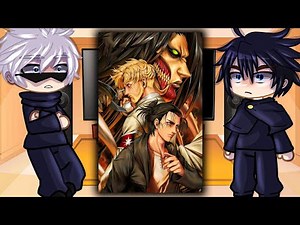 Jujutsu Kaisen React To Eren's Future // Gacha Raect