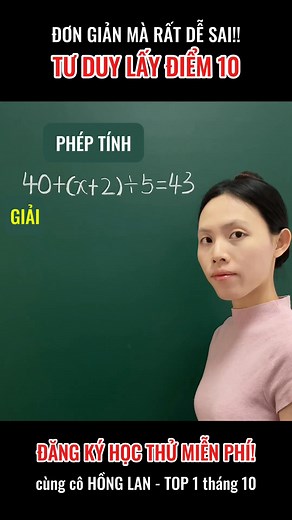 🎁 10 NĂM KINH NGHIỆM ĐỨNG LỚP, CÔ LAN MATH TUTOR MỞ 100 SLOT HỌC THỬ CHO CON LỚP 2-8 🎁 Cô Lan tặng ngay 5 triệu học phí khi mẹ đăng kí sớm tại >> https://link.mathtutor.vn/at41_math_htmp 📣 Với kinh nghiệm đứng lớp 10 năm, cô Lan nắm chắc cách truyền tải môn Toán sao cho con hiểu sâu, hiểu kỹ. 📣 Từ lớp 2 đến lớp 8, cô đảm bảo con đỗ trường chuyên, lớp chọn sau khóa học! 📣 Chỉ 100 suất duy nhất. Ai nhanh tay thì con được học, chậm là… hết thật! Duy nhất 1 link đăng ký HỌC THỬ 1 BUỔI MIỄN PHÍ 