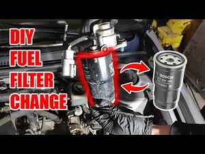 Fuel Filter Step By Step Replacement | Toyota Corolla E12/E13 2.0 D-4D