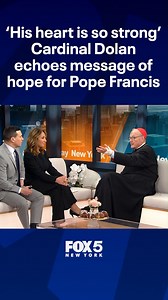 Cardinal Dolan joined Good Day on Wednesday to discuss Pope Francis, praising him for being a fighter and a 'man of the heart'. | FOX 5 NY