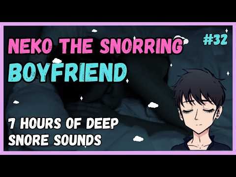 Heavy Boyfriend Snoring (7 Hours) | All Night Sleep ASMR 💤