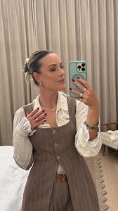 For that one meeting not on the golf course 🔥 #anthropologie #fashion #coachcarolin #suitup #suitstyle #workfashion | Carolin Pinegger