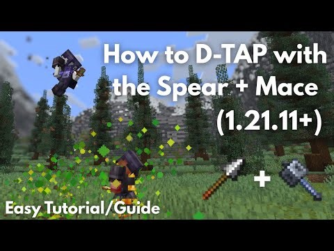 How to Double Tap with the Spear and Mace (1.21.11+) Tutorial