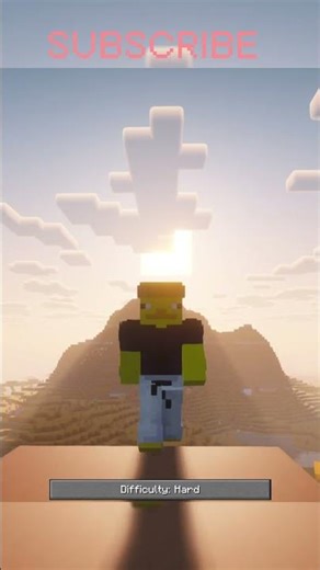 Normal Difficulty is Broken #minecraft #shorts #gaming