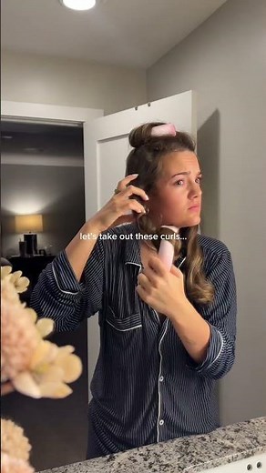 Amazing Heatless Curls for Fine Hair Easy Tutorial #heatlesscurls #finehair