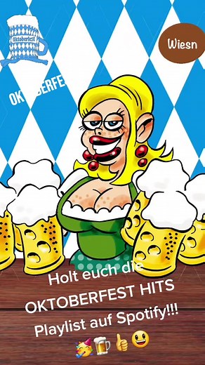 Oktoberfest Hits Playlist bei Spotify
