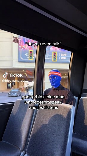 Blue Man Group Official (@bluemangroup) - we’re good listeners 🤫 | blue guy