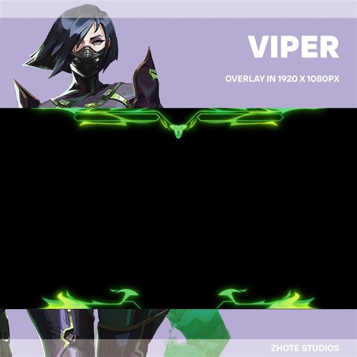 Animated Viper Overlay | Valorant Overlay Inspired | Streamer Graphics | Valorant Hud Overlay | Vtuber Assets | Obs - Etsy Canada