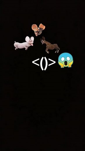 Fun Animated Characters: Pig, Dog, and Blue Creature