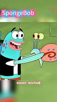 Gary’s Wild Love Story At Snail Park 🐌 #spongebob #edit #cartoon #funny #facts
