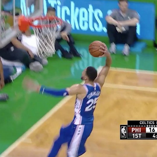 Ben Simmons is 🔒 in! 💪 #NBAPlayoffs | #PhilaUnite | NBA TV