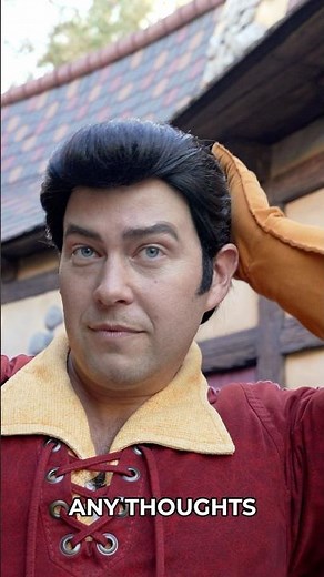 Gaston Roasts Maleficent at Disneyland! #disneyland #gaston #maleficent