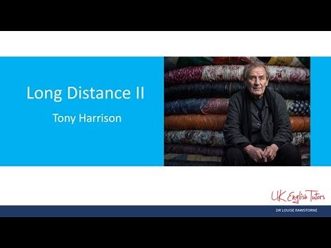 Detailed analysis of 'Long Distance II' by Tony Harrison (ICGSE poetry)