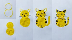 132K views · 486 reactions | How to draw a cute cat with number 8 easy trick for kids | Easy cat drawing for kids with number 8 | Priyanka creative guru | Facebook