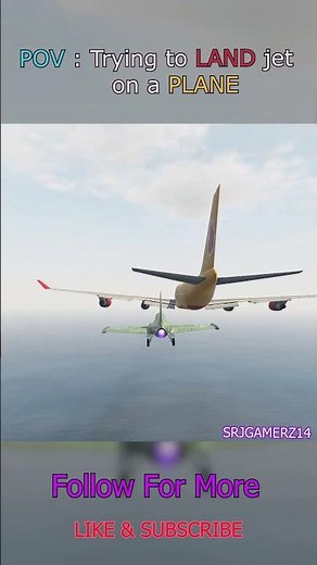 Trying to LAND jet #gta5 GTA 5 Gameplay Walkthrough No Commentary #GTA5 #gameplay