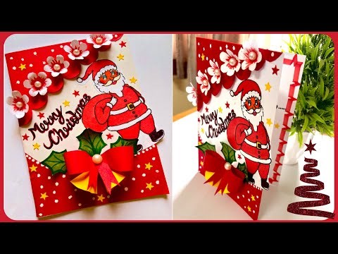 Christmas greeting card ideas2025/ DIY Christmas card / Easy and Beautiful Christmas card making🎄🎅