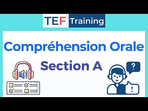 TEF Compréhension Orale Section A (Ancien TEF / OLD TEF)
