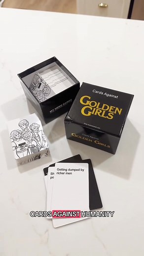 The party game that feels like late-night cheesecake with the girls  *Limited edition* and will likely not be available for long!!!  Shop Cards Against Golden Girls: https://shop.myherocards.com/cagg | Golden Girls Cards Game | Facebook
