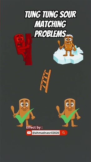 Tung Tung Sour Matching Problems.@ Shorts