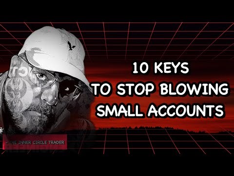 Do These 10 Things To Stop Blowing Your Small Account | Inner Circle Trader