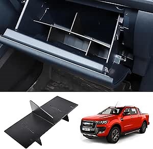 Glove Box Dividers Organizer for 2022 2023 2024 Ford Maverick Accessories, P758 Pickup Interior Storage Compartment Insert