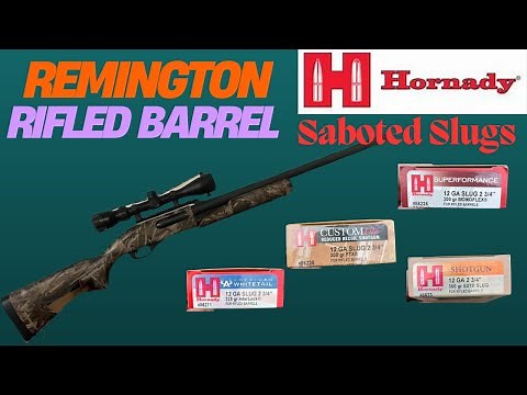Hornady 12 gauge Sabots with Rifled Barrel