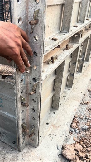 Easy Assemble Formwork #construction #building #civilengineering #concrete #machinery #rebar