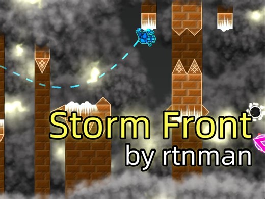 【几何冲刺】Storm Front（plat Extreme demon）by rtnman