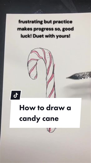 How to Draw a Candy Cane: A Visual Guide