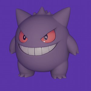 GENGAR CHIBI - POKEMON FAN ART 3D MODEL