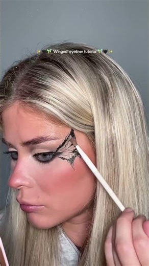 Magical Winged Eyeliner Tutorial for a Fairy Look