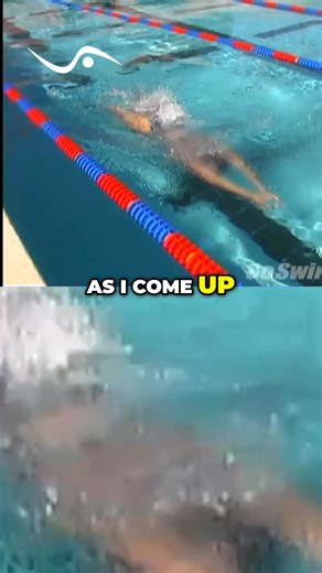 When swimming breaststroke, one key is to reduce water resistance. The swimmer keeps their arms narrow by holding their elbows close and shrugging their shoulders. This helps minimize drag as they move through the water. Have you tried this technique? #breaststroke #swimming #technique #waterResistance #swimTips | GoSwim.tv