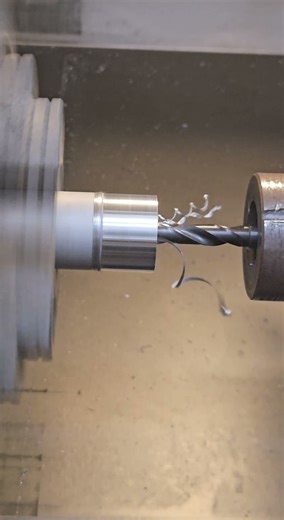 Drilling on the CNC Lathe Machine with G74 Cycle, CNC TRAINING, CNC MACHINE, Example of G74 Cycle