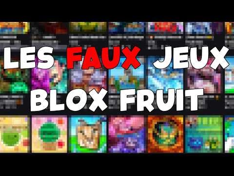 J'ai testé les FAUX JEUX BLOX FRUITS !!!(c'est vrm n'imp)