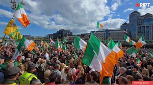 LIVE from DUBLIN as tens of thousands of people line the streets of the capital in criticism of the Government’s approach to issues including immigration and housing policy. | Gript