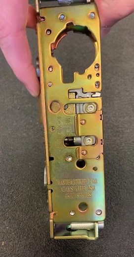 Unlatching the Adams Rite 4900 Deadlatch