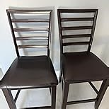 Dining Chair Seat Covers Set of 8, PU Leather Kitchen Chair Seat Covers Stretch Waterproof Dining Room Chair Cover for Kitchen/Dining Room/Hotel, Tasteless seat covers for chairs (Grey 8 PCS)