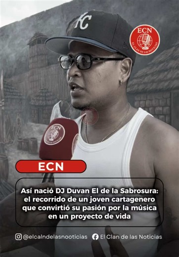 #ecn | DJ Duvan El de la Sabrosura abrió las puertas de su historia para contar cómo nació el proyecto musical que hoy lo ha llevado a presentarse en distintos eventos y establecimientos de Cartagena. Con humildad y orgullo, recordó que su amor por la música comenzó desde muy joven, cuando descubrió su interés por las mezclas, los equipos de sonido y el ambiente que rodea al movimiento picotero. Lo que empezó como una pasión se fue convirtiendo poco a poco en un objetivo de vida. Con esfuerzo, d