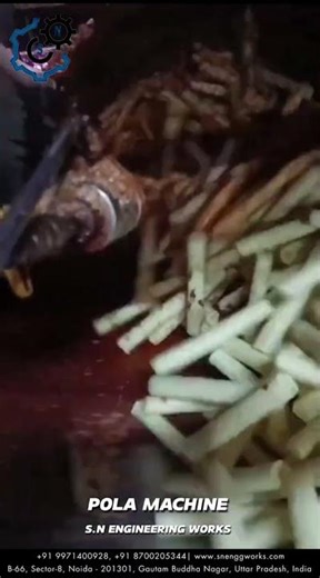 Pola Machine by S.N Engineering Works | High-Performance Food Processing Machine