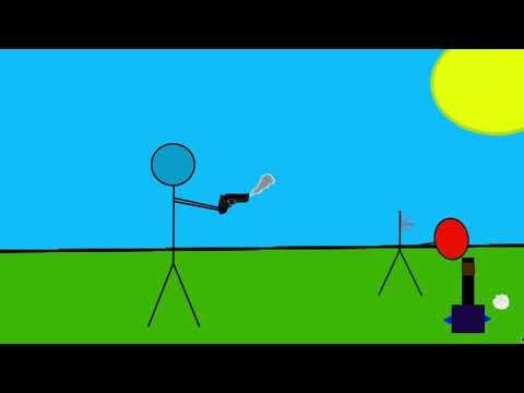 Stickman getting shot using stop motion#animation #shot #stopmotion #stickman #battle 