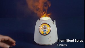 Mini Humidifier - Portable Small Desktop Cool Mist Humidifier for Plants Bedroom Travel Office Home with Night Light Auto Shut-Off (Pink)