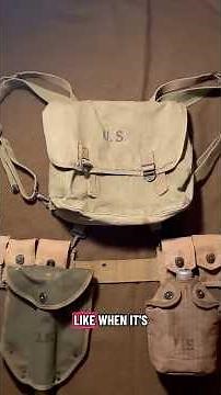 US WW2 M1936 musette bag / officers bag