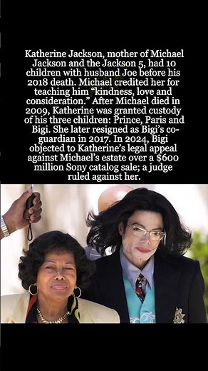 Katherine Jackson: Michael’s Mother, Matriarch of the Jackson Family #shorts #KatherineJackson