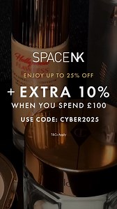 264K views | Get an extra 10% off on top of up to 25% savings when you spend £100  Stock up on your beauty favourites Shop now at Space NK! T&Cs and exclusions apply. | Space NK | Facebook