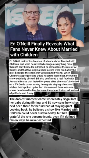He Stayed Silent for Decades—Now Ed O'Neill Reveals the Dark Truth Behind Married... with Children