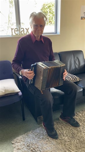 21 reactions | What a joy to hear John on his button accordion this morning at Wheelie Good Friends. I had a try myself and its incredible the volume and vibrations that come from that small box. Such a feel good, high energy instrument. I haved added this to my Santa list now. Thanks John. | Te Kauwhata Community House | Facebook