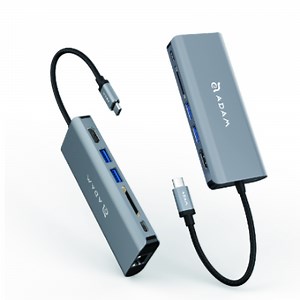 Adam Elements 亞果元素 CASA A01 USB3.1 Type-C 6port 多功能集線器 金色 香港行貨 | 友和 YOHO